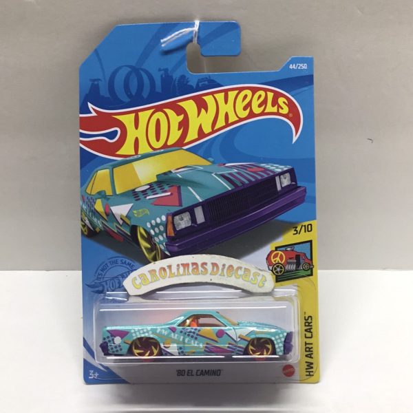 2021 hot wheels J case #44 80 El Camino AA2 Hot on Sale