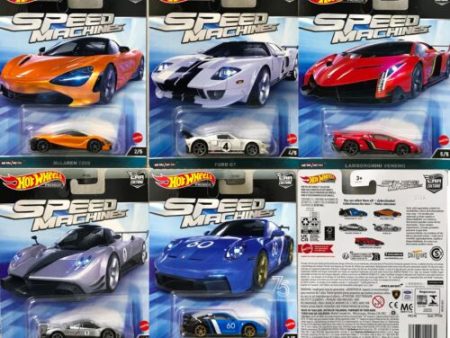 2023 Hot wheels car culture Speed Machines Set of 5 on Sale