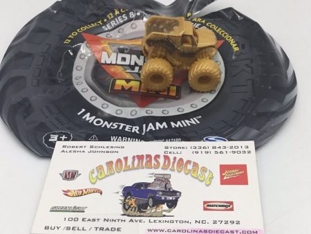 2022 Spin Master monster jam mini series 8 #639 Gold Earthshaker Chase vhtf For Cheap