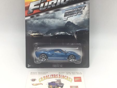 2015 Hot Wheels Fast & Furious Ford Gt-40 8 8 #8 Walmart exclusive GG1 Fashion