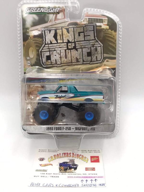 Greenlight Kings of crunch series 12 1993 Ford F-250 big foot #11  Walmart exclusive on Sale