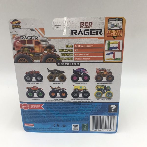 2023 Hot wheels monster Trucks Red Planet Ranger 2 11 130F on Sale