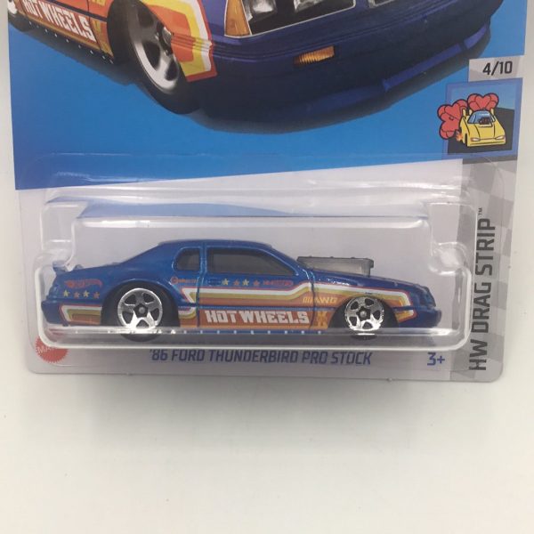 2023 hot wheels E case #107 86 Ford Thunderbird Pro Stock 23E Hot on Sale