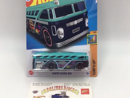 2023 hot wheels F case #24 Surfin school bus EE8 Cheap