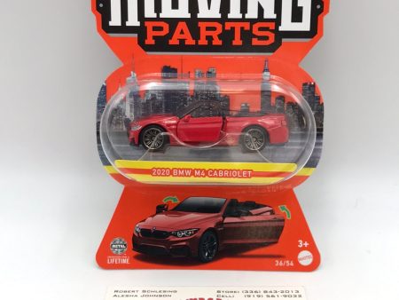 Matchbox Moving Parts 2020 BMW M4 Cabriolet red 167F For Sale