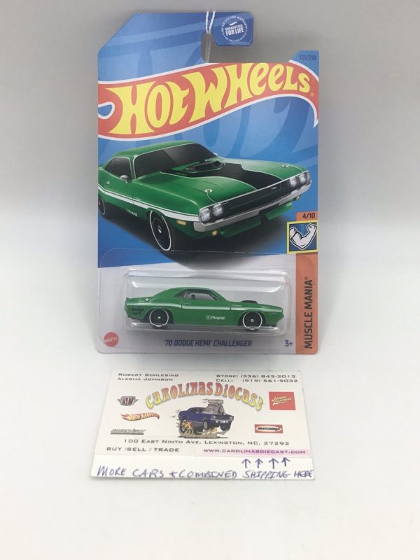 2023 hot wheels E case #123 70 Dodge Hemi challenger GG4 on Sale