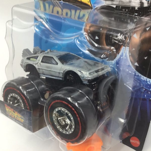 2023 Hot wheels monster Trucks Back to the Future iced Time Machine BTTF Treasure hunt htf new Cheap