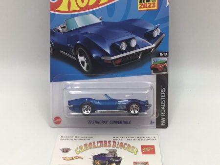 2023 hot wheels F case #132 72 Stingray Convertible blue 14C Discount