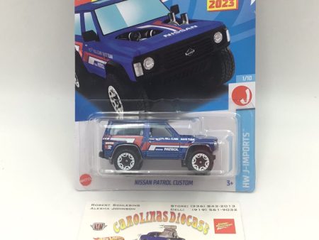 2023 hot wheels F case #20 Nissan Patrol Custom blue 79i Hot on Sale