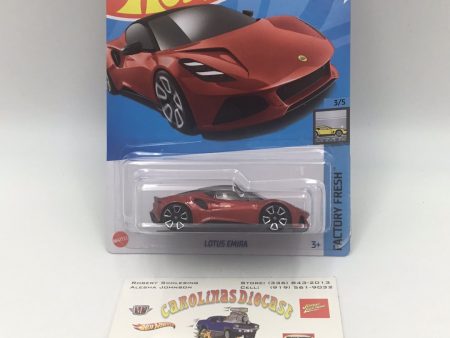 2023 hot wheels E case #121 Lotus Emira 62C Fashion