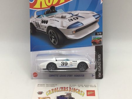 2023 hot wheels F case #14 Corvette Grand Sport Roadster white 14F Online Sale