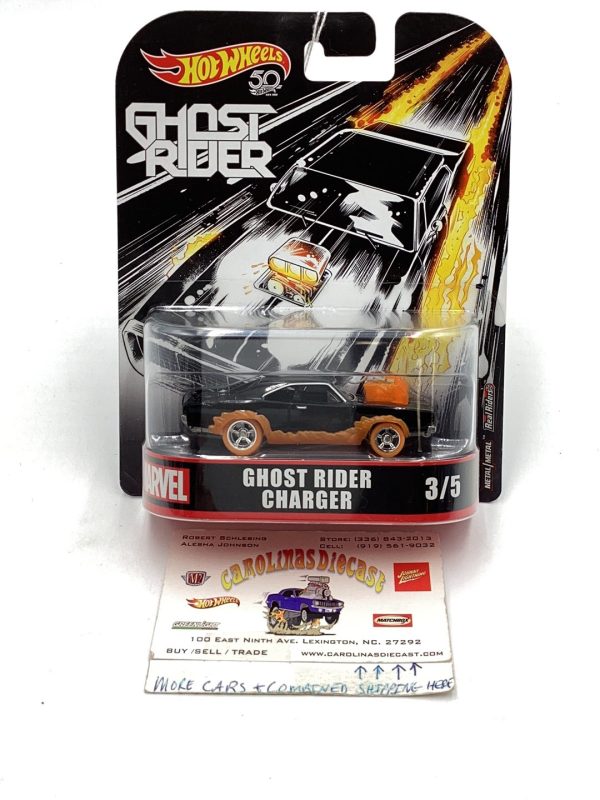 2018 Hot wheels retro entertainment Ghostrider Charger 241I Supply