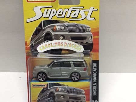 Matchbox Superfast #32 Lincoln navigator gray limited to 15,500 VHTF Hot on Sale