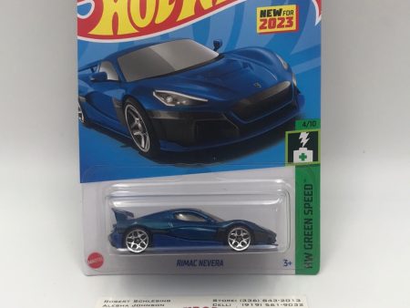 2023 hot wheels C case #70 Rimac Nevera 62H Hot on Sale