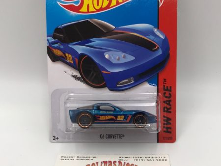 2015 Hot Wheels #131 C6 corvette sticker GG5 For Discount