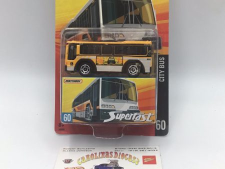 Matchbox Superfast #60 City Bus  yellow Limited to 15,500 174E on Sale