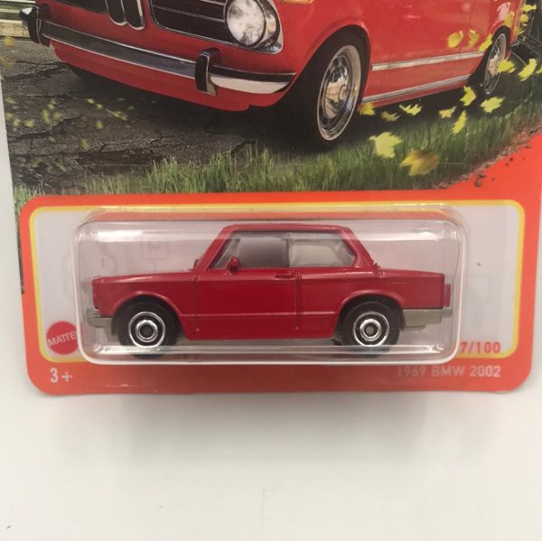 2022 matchbox #87 1969 BMW 2002 Red 109F Sale