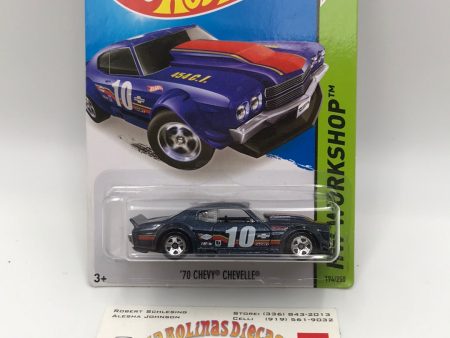 2015 Hot Wheels #194 70 Chevy Chevelle blue GG9 on Sale