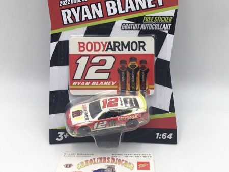 2022 nascar authentics wave 8 #12 Ryan Blaney body armor Hot on Sale