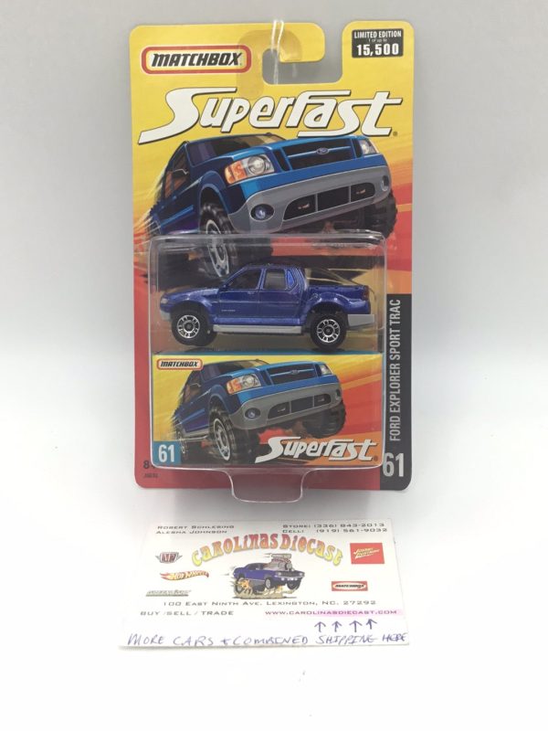 Matchbox Superfast #61 Ford Explorer sport Trac limited to 15,500 T1 Discount