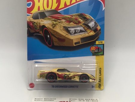 2023 hot wheels C case #65 76 Greenwood Corvette 6H For Cheap