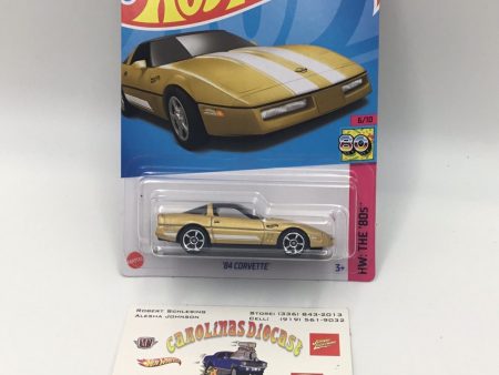 2023 hot wheels D case #74 84 Corvette 5C Sale