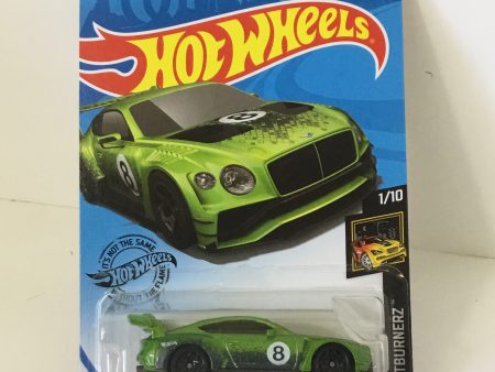 2020 hot wheels q case #246 2018 Bentley Continental GT3 green T9 For Cheap