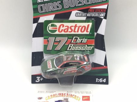 2022 nascar authentics wave 8 #17 Chris Buescher Castrol Supply