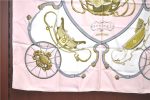 Authentic HERMES Carre 90 Scarf  SPRINGS  Silk Light Pink H9635 Cheap