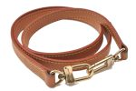 Authentic Louis Vuitton Leather Shoulder Strap Beige 39  LV 3142D Online now