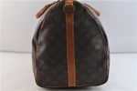 Auth LOUIS VUITTON Monogram Keepall Bandouliere 55 Boston Bag M41414 LV 8299C Sale