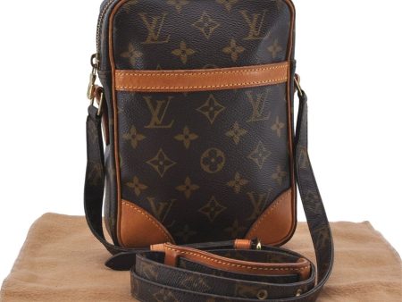 Authentic Louis Vuitton Monogram Danube Shoulder Cross Body Bag M45266 LV 5553D Fashion