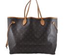 Authentic Louis Vuitton Monogram Neverfull GM Tote Bag M40157 LV 5488D Supply