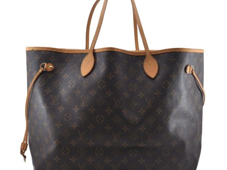 Authentic Louis Vuitton Monogram Neverfull GM Tote Bag M40157 LV 5488D Supply