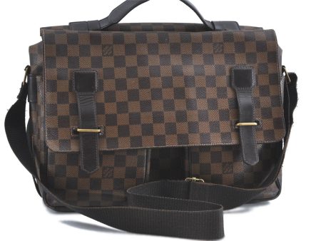 Auth Louis Vuitton Damier Broadway 2Way Shoulder Cross Hand Bag N42270 LV 2630D Supply