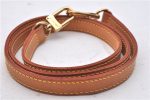 Authentic Louis Vuitton Leather Shoulder Strap Beige 39  LV 3084D Online now