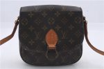 Auth Louis Vuitton Monogram Saint Cloud MM Shoulder Cross Bag M51243 LV 5533D Online Hot Sale