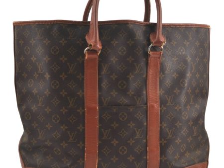 Auth Louis Vuitton Monogram Sac Weekend GM Vintage Tote Hand Bag M42420 LV 5609D Supply