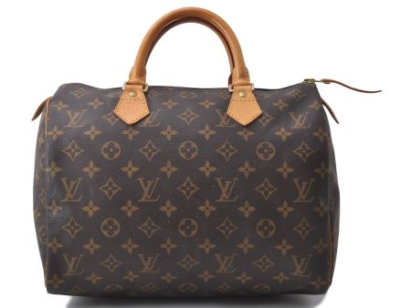 Authentic Louis Vuitton Monogram Speedy 30 Hand Bag Purse M41526 LV 3487D on Sale