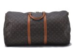 Auth Louis Vuitton Monogram Keepall Bandouliere 60 Boston Bag M41412 LV 3172D Online Sale