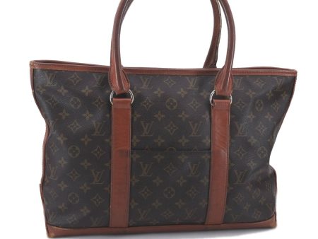 Auth Louis Vuitton Monogram Sac Weekend PM Vintage Tote Hand Bag M42425 LV 3384D Cheap