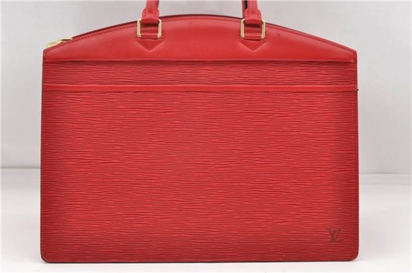 Authentic Louis Vuitton Epi Riviera Hand Bag Red M48187 LV 3129D Online Hot Sale