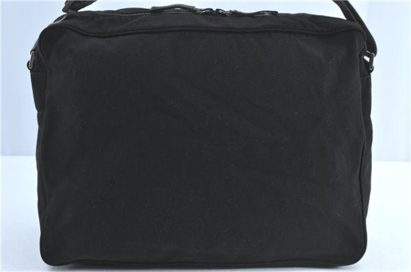 Authentic PRADA Sports Nylon Polyester Shoulder Cross Body Bag Black Gray J0500 For Sale