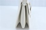 Authentic YVES SAINT LAURENT Shoulder Hand Bag Purse Leather White 0311C For Sale