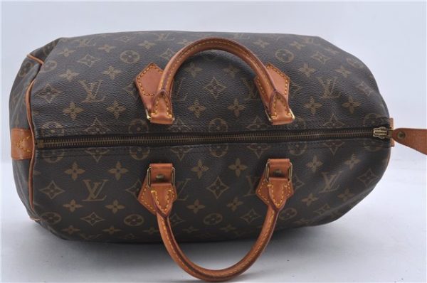 Authentic Louis Vuitton Monogram Speedy 35 Hand Bag M41524 LV 3119D For Discount