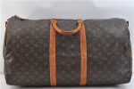 Auth LOUIS VUITTON Monogram Keepall Bandouliere 55 Boston Bag M41414 LV 8299C Sale