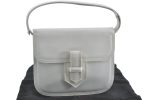 Authentic YVES SAINT LAURENT Shoulder Hand Bag Purse Leather White 0311C For Sale