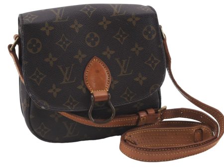 Auth Louis Vuitton Monogram Saint Cloud MM Shoulder Cross Bag M51243 LV 5533D Online Hot Sale