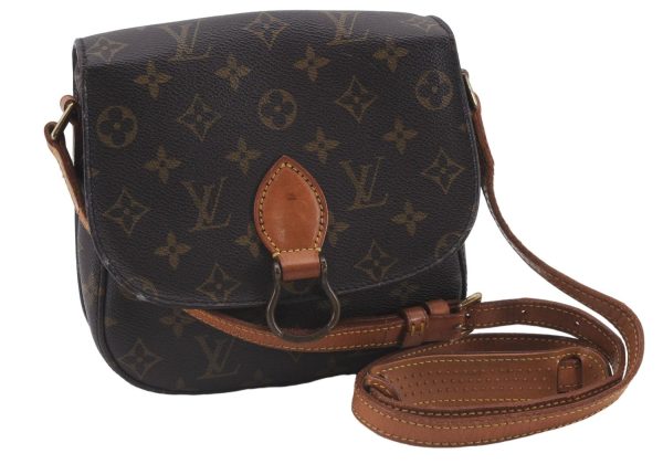 Auth Louis Vuitton Monogram Saint Cloud MM Shoulder Cross Bag M51243 LV 5533D Online Hot Sale