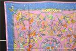 Auth HERMES Carre 90 Scarf  PIERRES d ORIENT et d OCCIDENT   Silk Pink Box 4345D Online Sale